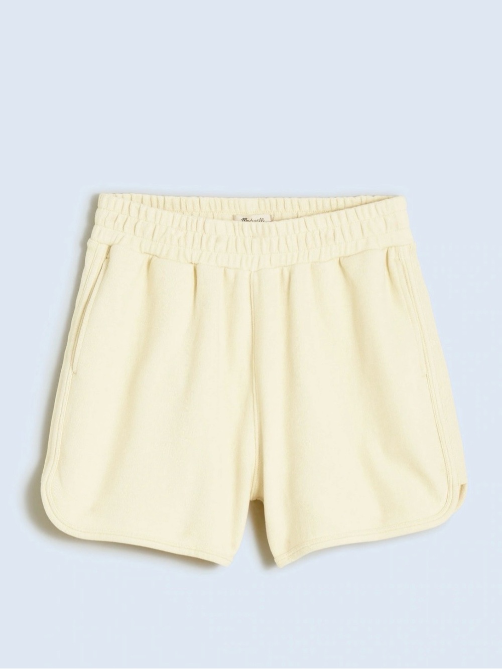 Madewell Dolphin-Hem Shorts: Botanical Dye Edition Size XS NWT